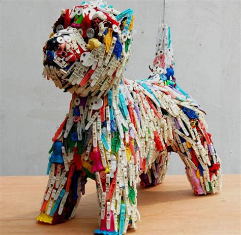 How to Recycle: Recycled Art – Sculptures from Throw Away Plastic Toys