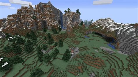 Windswept Hills in Minecraft