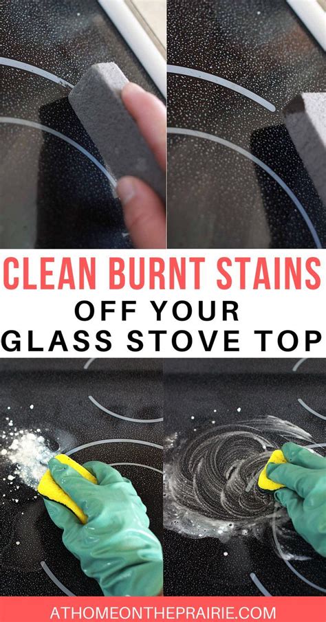 Clean Burnt Stains Off Your Black Glass Stove Top Without Scratching It