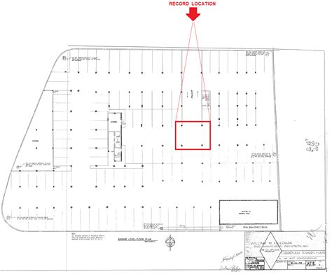 Underground Parking Lot Floor Plan