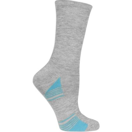 Ladies Arch Support Crew socks - 6 Pair - Walmart.com