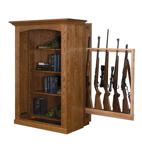 Joshua 24 Hidden Gun Box Concealed Gun Shadow Box Gun Storage Reclaimed ...