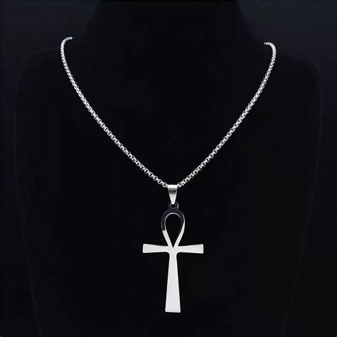 Ankh Ancient Egyptian Silver Necklace