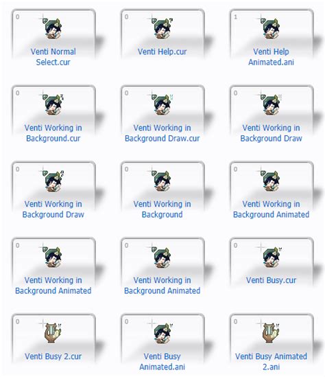 New custom cursors from Genshin Impact : r/Genshin_Impact