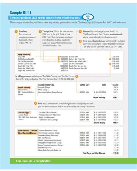 Your Bill Explained - Ameren Illinois