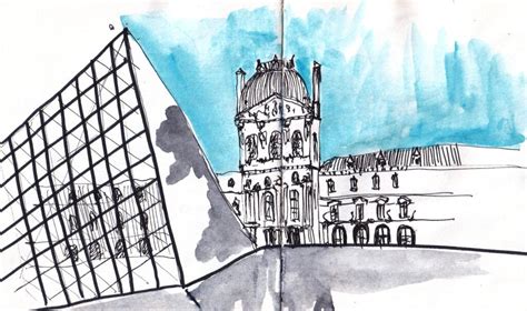 Louvre sketch trip - Sketch in Travel