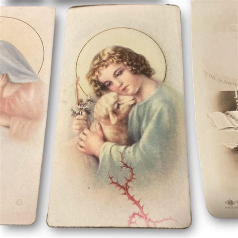 Vintage Lot of 11 Catholic Prayer Cards 1930s & 1940s | eBay