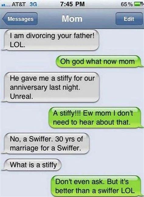 Parents Who Accidentally Texted Their Kids Inappropriate Things | Funny mom texts, Mom texts ...