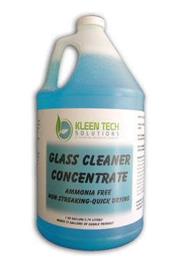 Glass Cleaner Concentrate - An environmentaly friendly chemical company