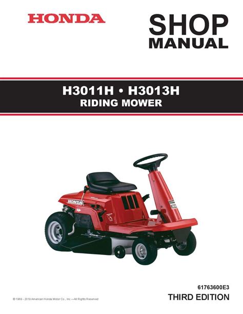 Honda Power Equipment | Shop Manuals Publications | Honda Power Products Support Publications