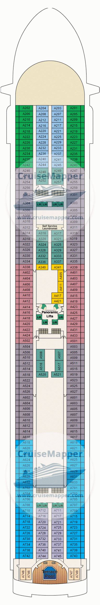 Grand Princess Cruise Ship Deck Plans