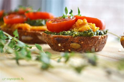 Virtual Vegan Potluck 2013- Sweet Potato Pesto Canapés Appetizer Potluck Appetizers, Great ...