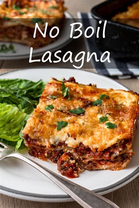 No-Boil Lasagna - Great Taste in Less Time - COOKtheSTORY