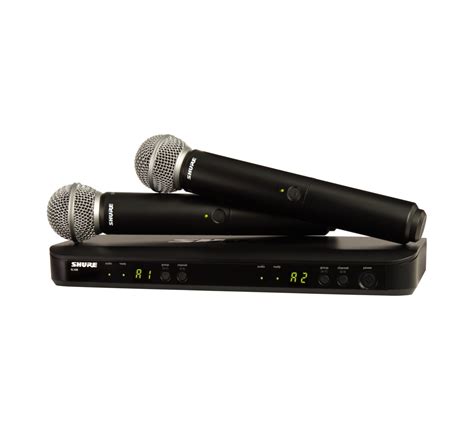 Shure BLX288/SM58 Dual SM58 Handheld Wireless Microphone System BLX288 ...