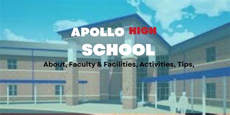 Apollo High School: About, Faculty & Facilities, Activities, Tips, - CareerGuide