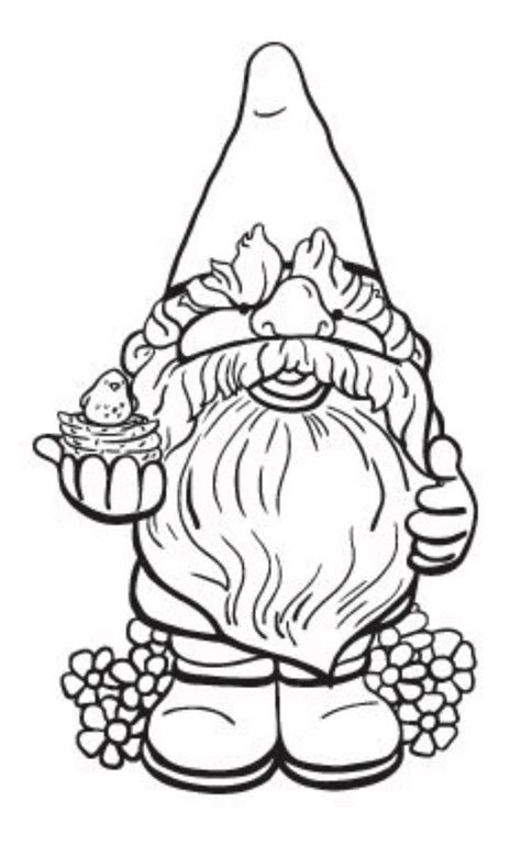 Gnomes Coloring Book Art