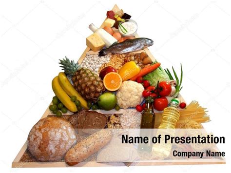 Food pyramid powerpoint background PowerPoint Template - Food pyramid powerpoint background ...