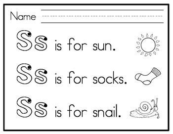 Phonics Related Letter Formation Practice Sheets by Lisa Sadler | TPT