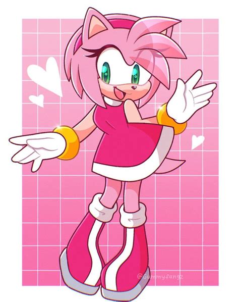 Amy Rose | Sonic the Hedgehog | Arte de fã, Fanart, Adesivos bonitos