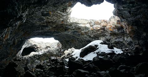 Hike the Craters of the Moon's Lava Tubes, Caves Trailhead