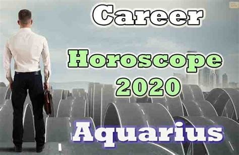 Aquarius Career Horoscope 2020 Predictions - AstroKapoor