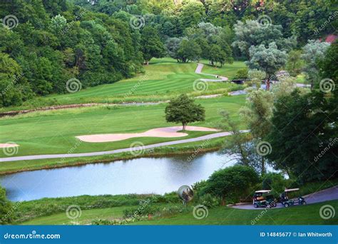 Golf Course Water Hazard Royalty Free Stock Photography - Image: 14845677