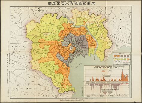 Density of population in greater Tokyo - census of 1926 - Norman B ...