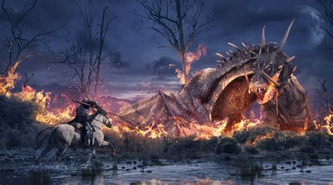 Elden ring - Dragon boss on Behance