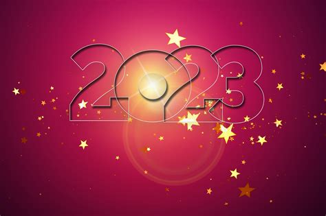 Download New Year'S Day, 2023, Stars. Royalty-Free Stock Illustration ...