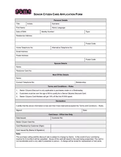 Citizen Application Forms forms | Formize Form Catalog