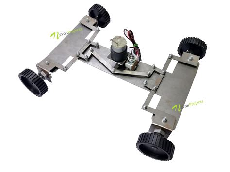 Four Wheel Steering Mechanism Project