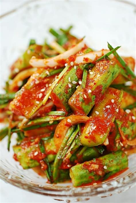 Cucumber Kimchi (Oi Kimchi) Super Easy Recipe - Korean Bapsang