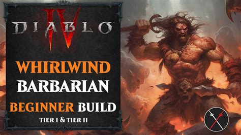 Diablo 4 Barbarian Build - Whirlwind Barbarian Leveling Build - YouTube