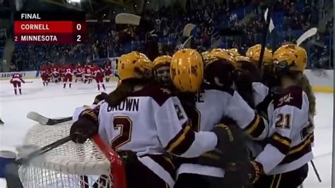 Gopher women's hockey team tops Cornell to reach national championship ...