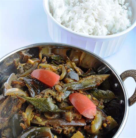 Venkaya Vepudu / Baingan Fry (Brinjal Fry South Indian style) | Honey ...