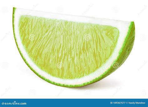 Lime fruit slice isolated stock image. Image of retouched - 109367577