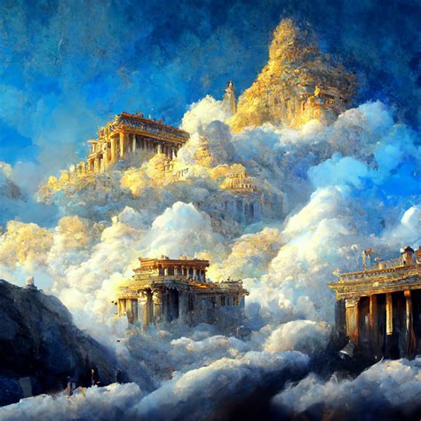 Midjourney mount Olympus in 2022 | Mount olympus, Ancient greek city, Greek paintings