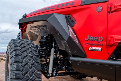 DV8 Offroad FDJL-01 Armor Fenders with Vents & Turn Signals for 18-20 ...