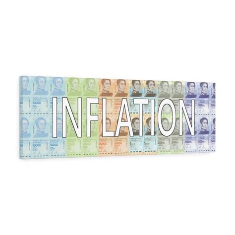 Inflation by the Venezuelan Bolivar 36x12 Cotton - Etsy