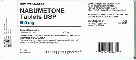 NABUMETONE TABLETS USP Rx Only