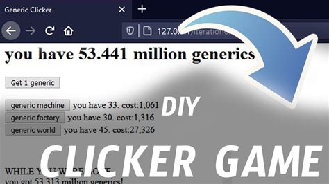 Making a Clicker Game: Beginner-friendly tutorial series on making a clicker game - YouTube