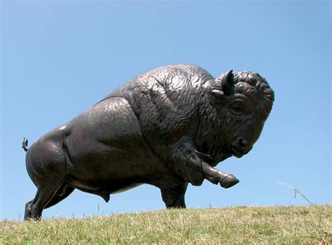 Running Bison | By Kent Ullberg (American, born Sweden, 1945… | Flickr