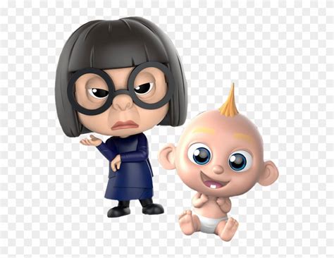 Edna Mode & Jack-jack Cosbaby Set - Jack Jack Edna Toy, HD Png Download ...