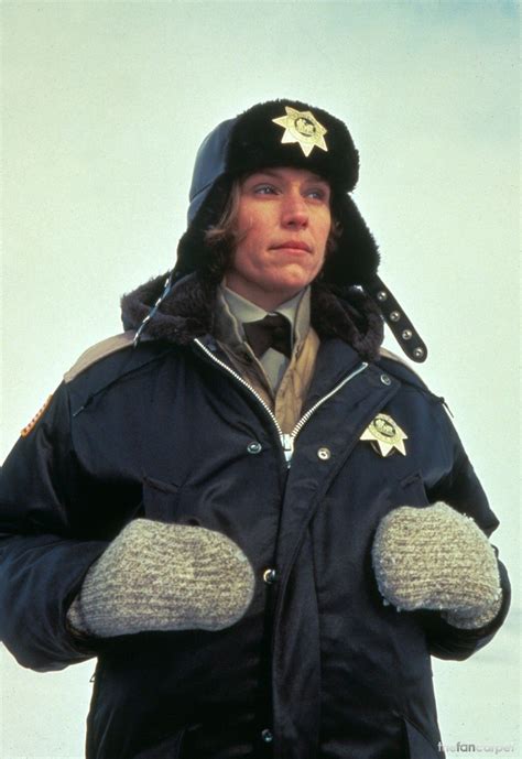 Marge Gunderson (Frances McDormand) in Fargo | Filmstars, Kino film, Kino