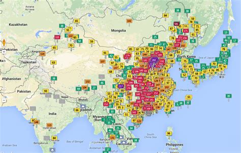 China’s air pollution: mapped, color-coded and in real time – Thatsmags.com