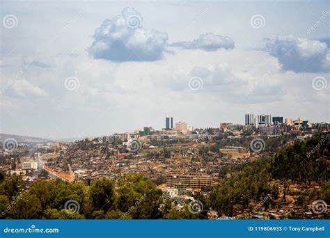 Kigali, Rwanda stock image. Image of hill, skyline, africa - 119806933