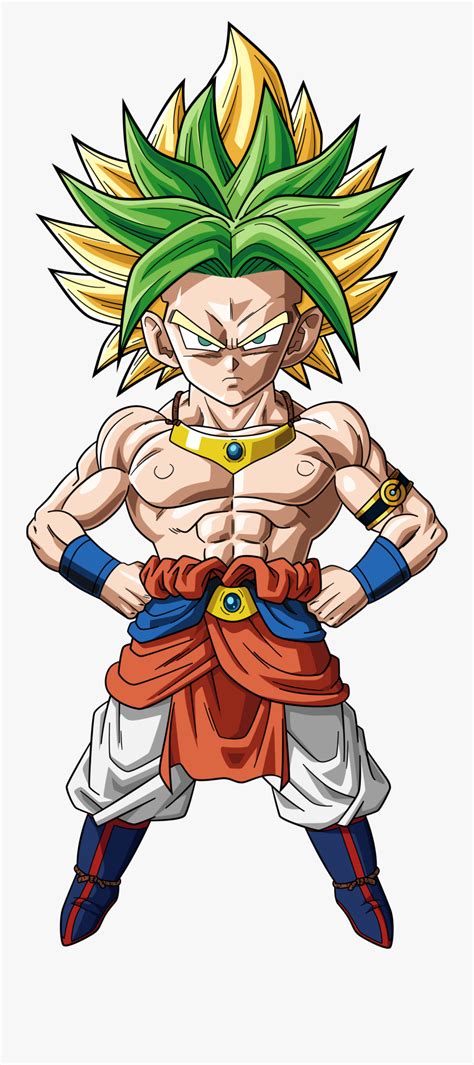 Clip Art Broly Goku Fusion - Dragon Ball Fusions Broly , Free Transparent Clipart - ClipartKey