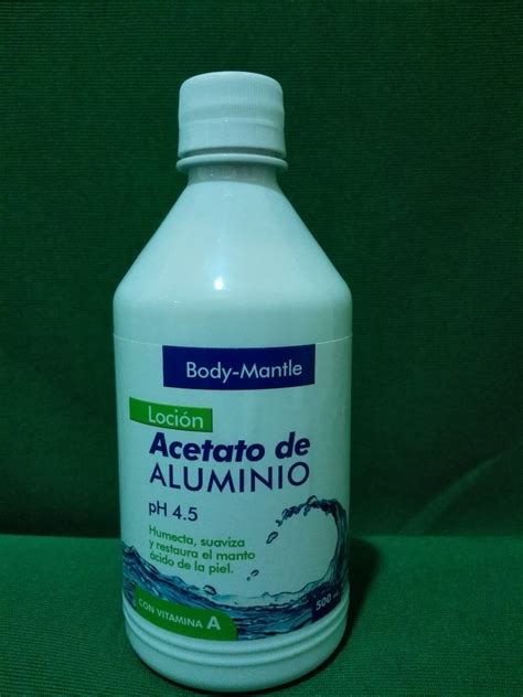 Acetato De Aluminio Ph 4.5 Con Vitamina A 500ml Humectante - $ 19.900 en Mercado Libre