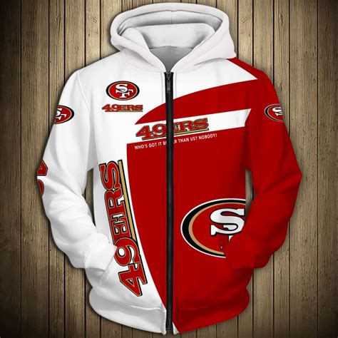 San Francisco 49ers hoodie 3D cheap Sweatshirt Pullover gift for fans ...