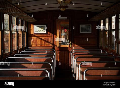 Old fashioned train interior hi-res stock photography and images - Alamy